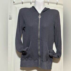 Allen Allen Charcoal Knit Sweater